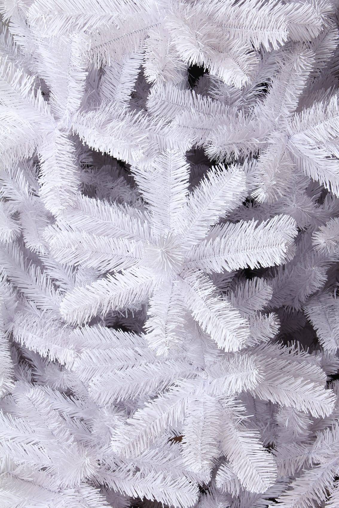 Triumph tree - Sapin artificiel Icelandic Iridescent blanc Ø.132 x H.215 cm - Imagen 4
