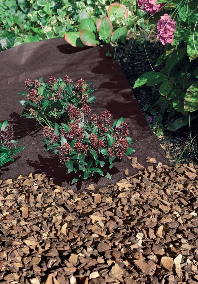 Nortène - ANTIHERBAS GEOTEX  Feutre  paillage PP non tissé  Marron 1,60x10m - Imagen 5