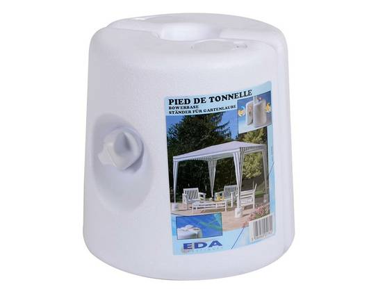 EDA Plastiques - Pied de tonnelle plastique blanc - EDA - Image 5