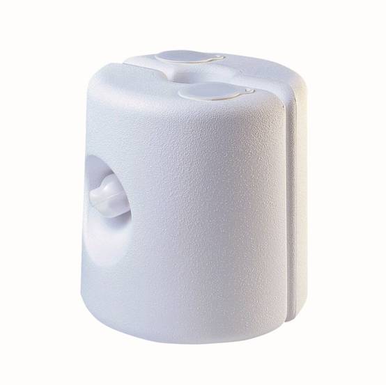 EDA Plastiques - Pied de tonnelle plastique blanc - EDA - Image 1