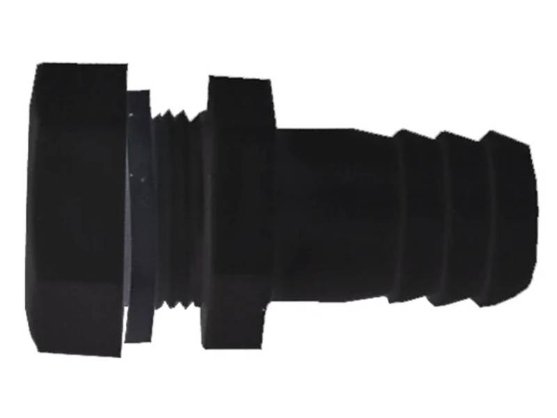 Belli - Raccord droit plastique noir - BELLI