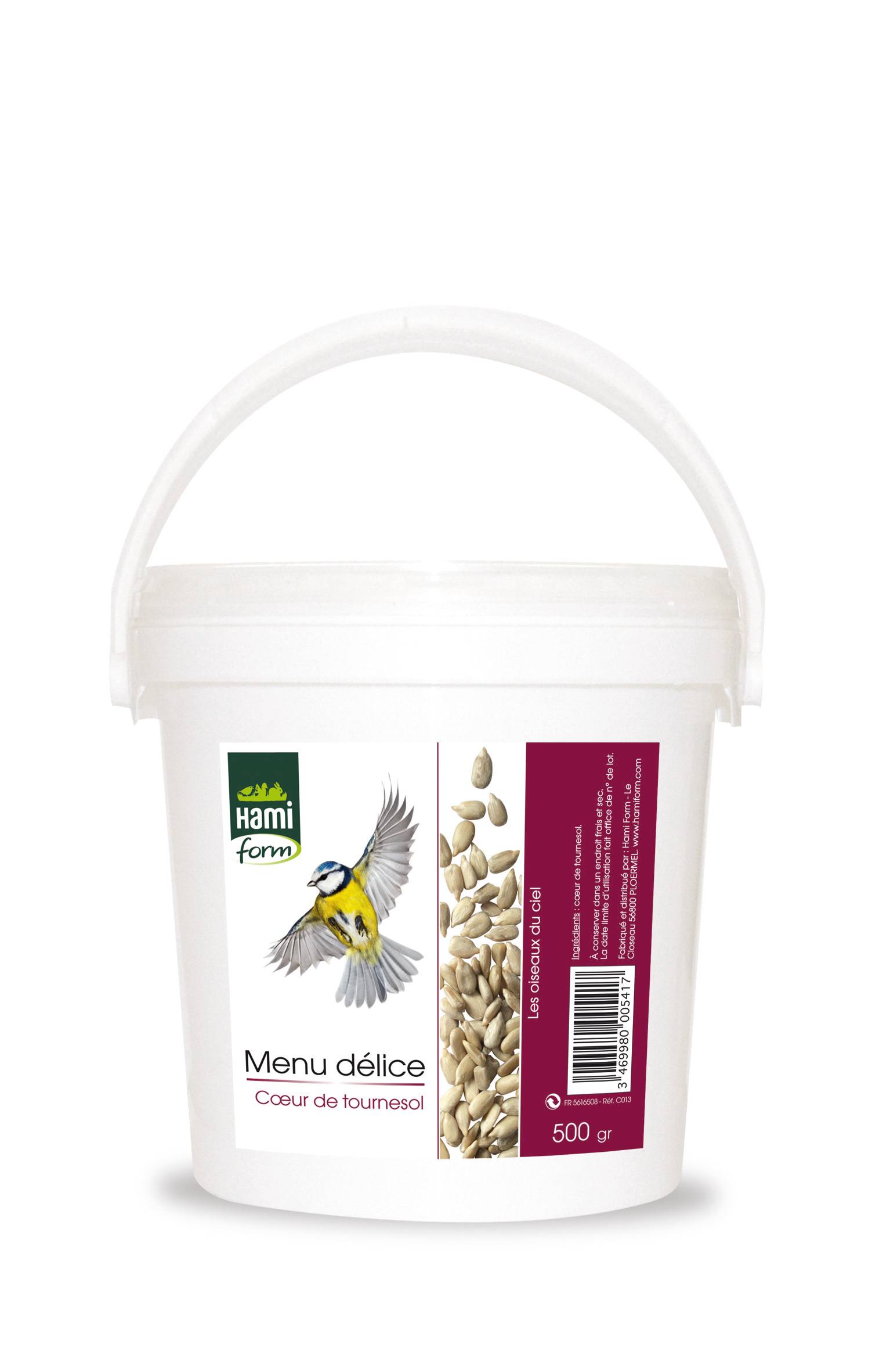 Hamiform - Mélange Premium de cœurs de tournesol – 500 gr