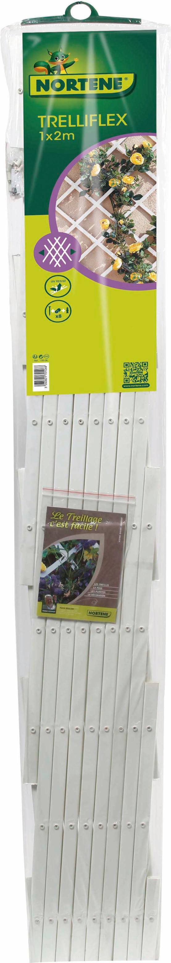 Nortène - Treillis en plastique Trelliflex - L.200 x H.100 x l.1,5 cm - Image 1