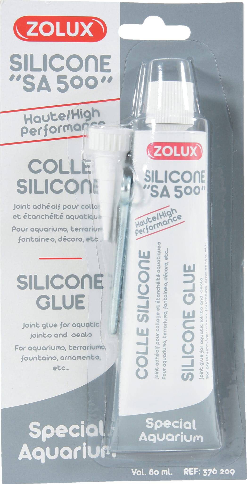 Zolux - Pegamento Silicona Transp. 80ml
