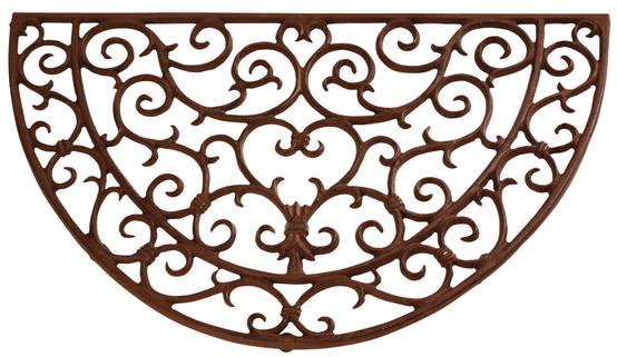 Esschert Design - Paillasson demi-rond en fonte 69 x 41 x 2.3 cm - Image 1