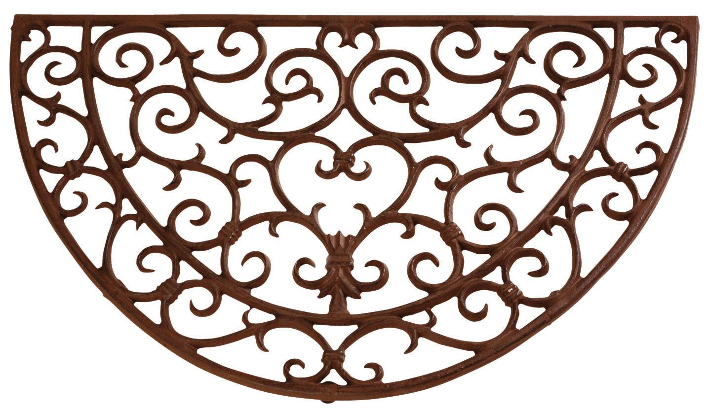 Esschert Design - Paillasson demi-rond en fonte 69 x 41 x 2.3 cm - Image 1