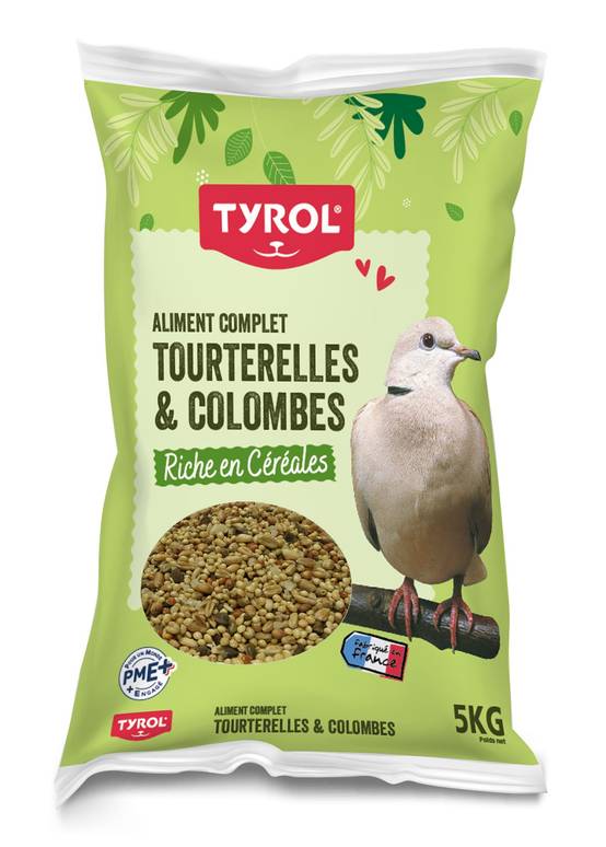 Tyrol - Melange tourterelles et colombes - TYROL