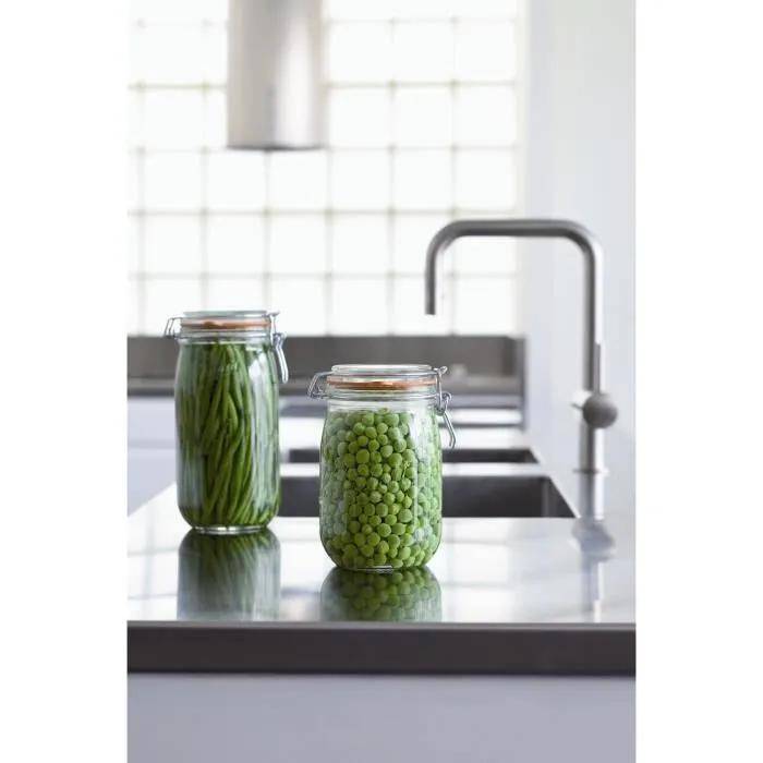 Le Parfait - Lot de 3 bocaux en verre transparent Ø100 mm 3L - modèle 1652075 - LE PARFAIT - Image 7