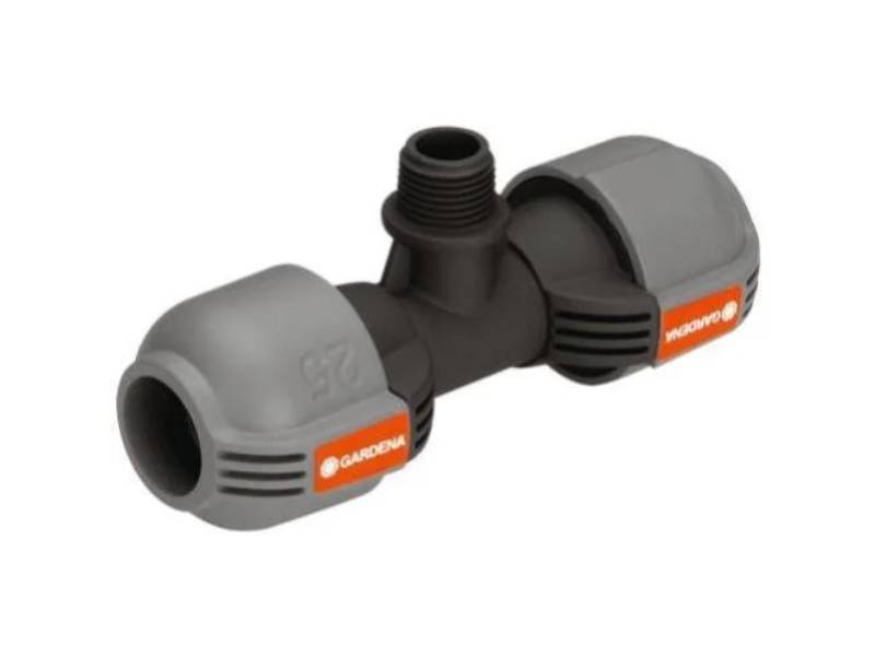 Té égal Sprinklersystem 25 mm x 15/21 mâle Quick & Easy GARDENA - Imagen 5