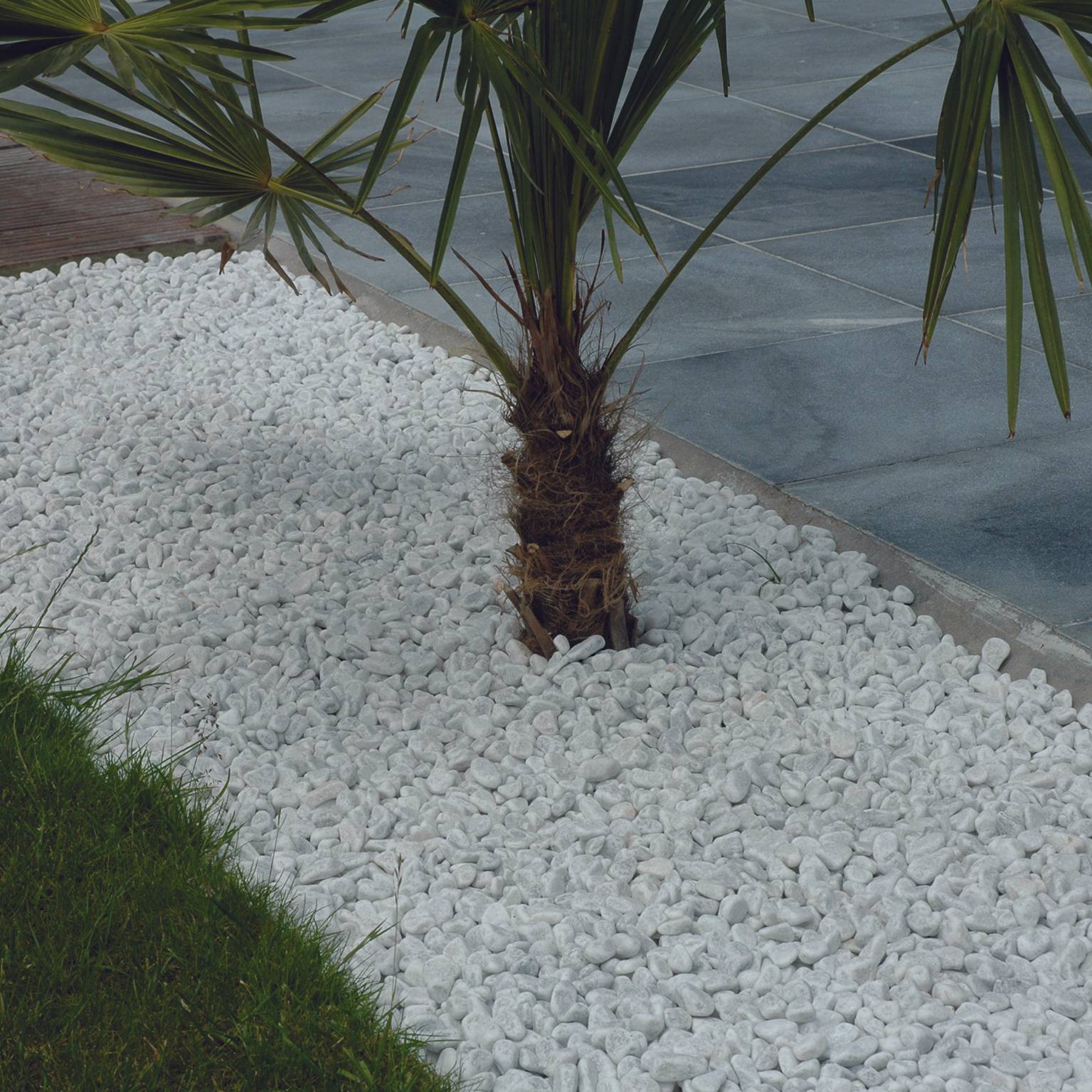 Gravier Roulé Marbre Blanc - MINÉRIALE - Imagen 3