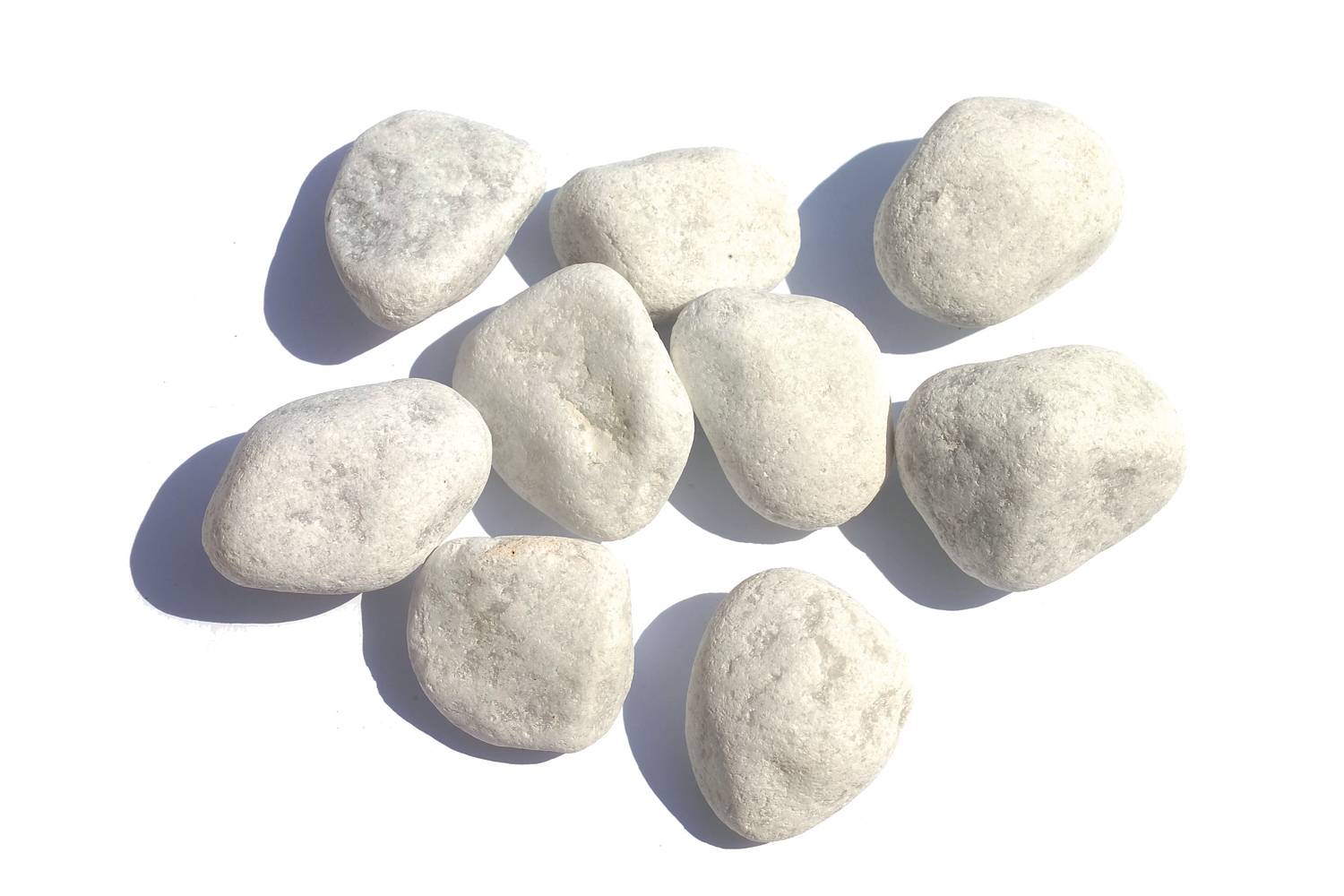 Galet Blanco Carrara Mármol - MINÉRIALE