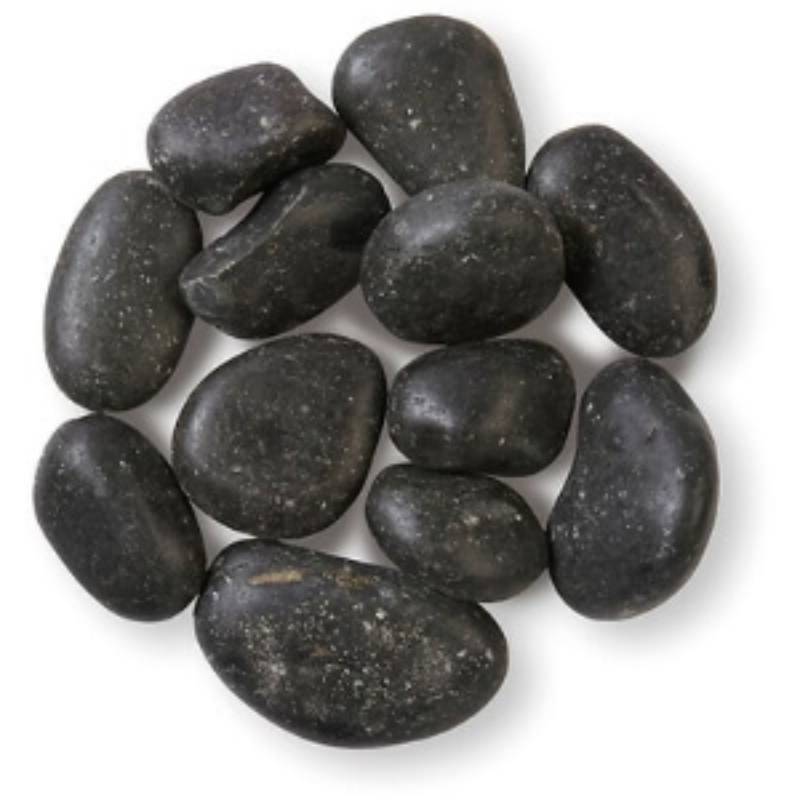 Saco Guijarro Zen Pulido Negro - MINERIALE