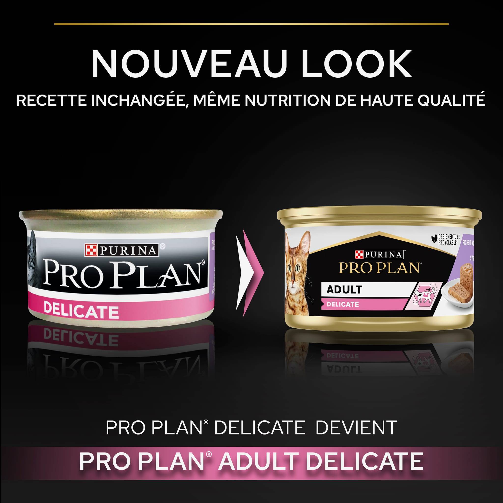 Purina Pro Plan - Pâtée chat Adulte Délicate Dinde 85 g  - PRO PLAN - Image 6