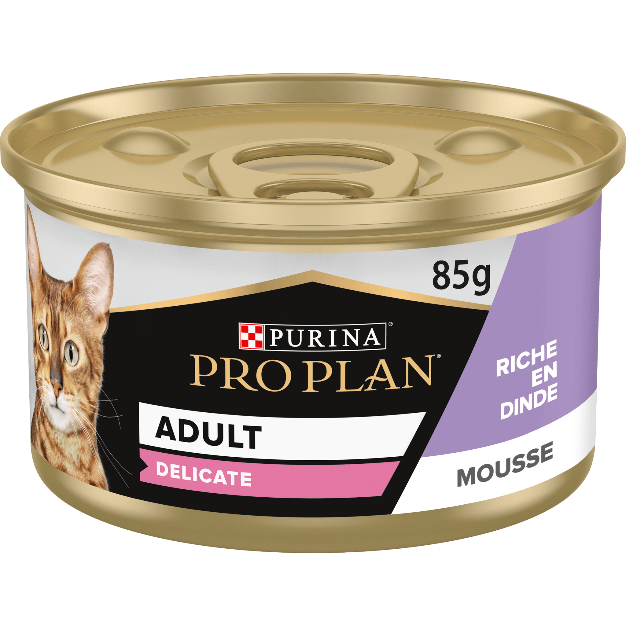 Purina Pro Plan - Pâtée chat Adulte Délicate Dinde 85 g  - PRO PLAN - Image 2