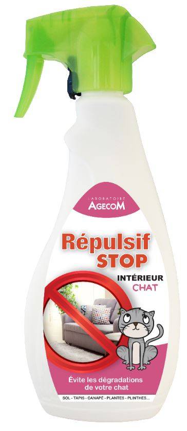 Agecom - Agecom - Répulsif Stop - Spray Intérieur - Chat fl/ 500 ml