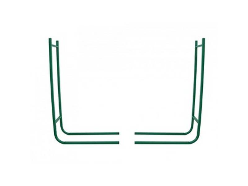 Range-bûches en 2 éléments Acier Vert Hauteur 95 cm - RIBILAND