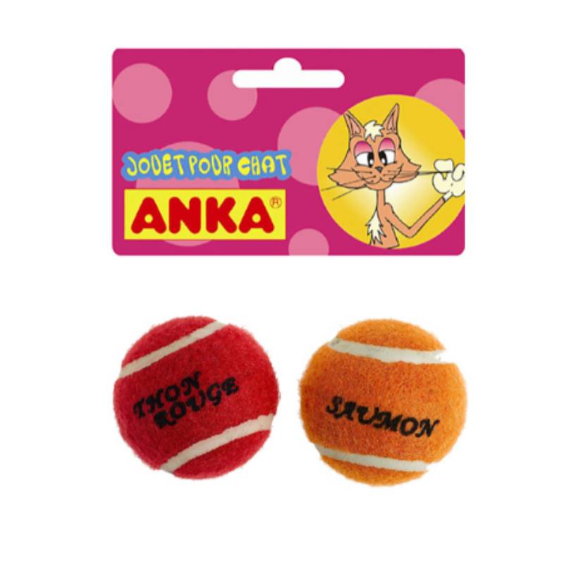 Anka - Balles tennis parfumées pour chat - ANKA