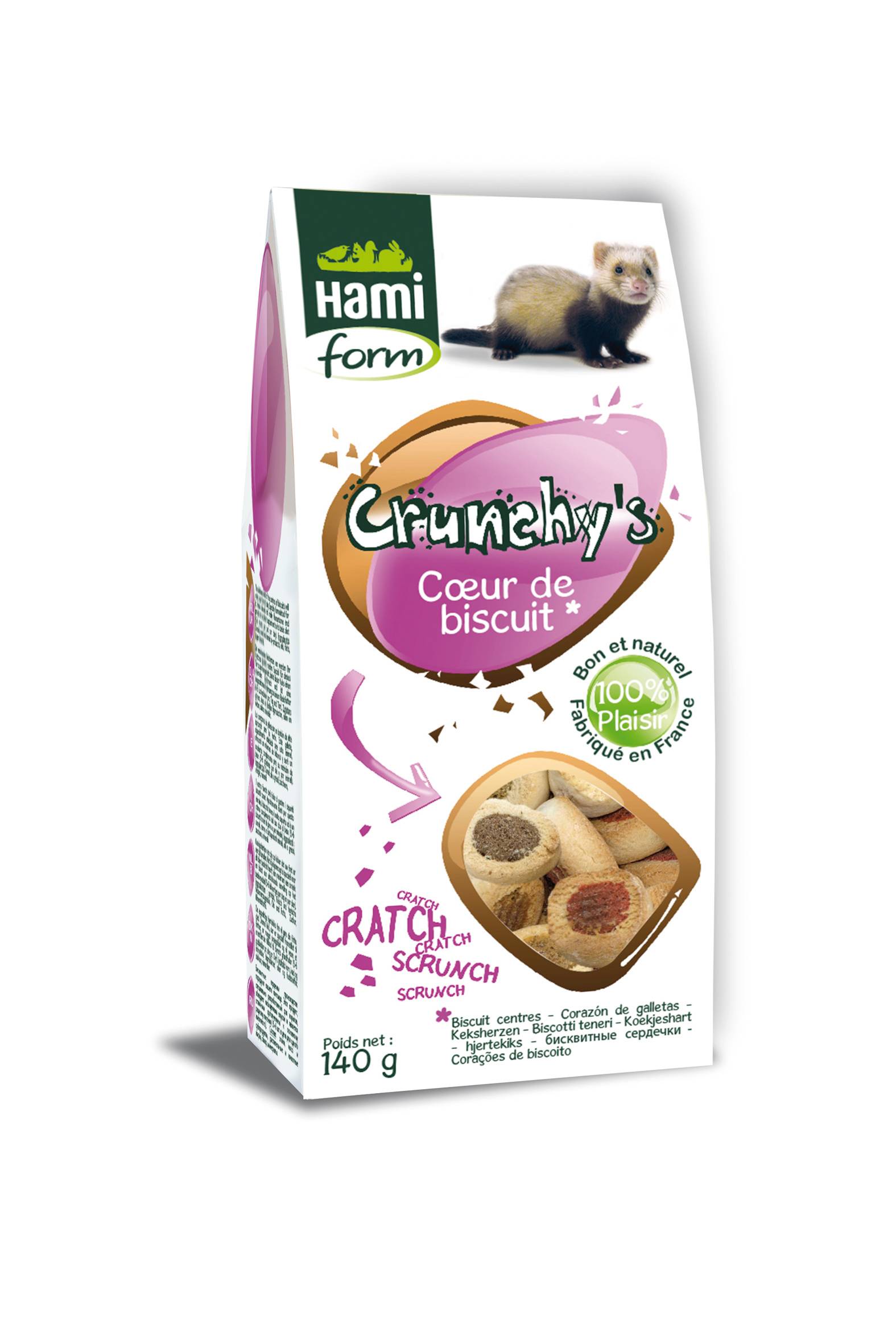 Hamiform - Crunchy'S Cœur de Biscuit Pour Furet