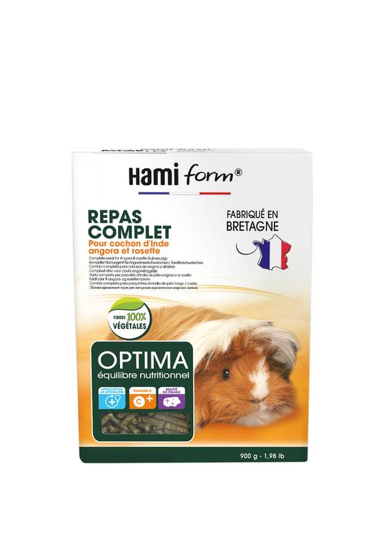 Hamiform - Repas cochon d'inde spécial poils long/rosette 900 gr