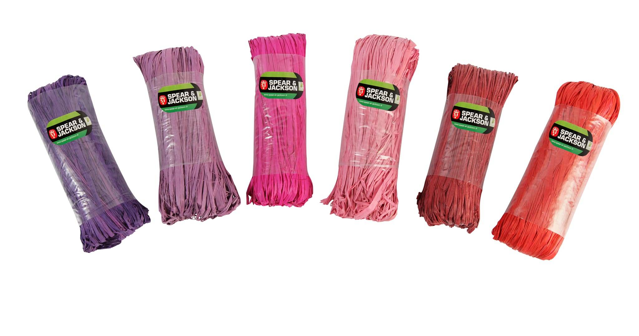 Spear & Jackson - Raphia de couleurs 50gr les colorés - L.16 x l.5,5 x H.4,5 cm