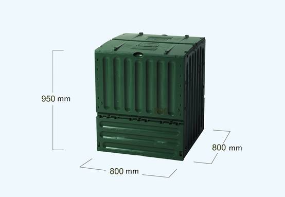 Garantia - Composteur Eco-King 600 L Vert - L.80 x l.80 x H.95 cm - Image 9