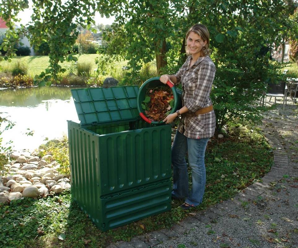 Garantia - Composteur Eco-King 600 L Vert - L.80 x l.80 x H.95 cm