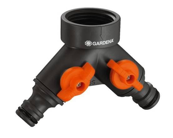 Gardena - Sélecteur 2 Circuits pour robinet 20/27