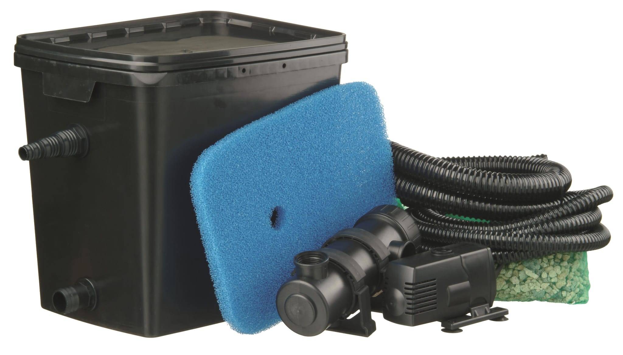 Ubbink - Filtro gravitacional plástico negro azul – UBBINK - Imagen 1