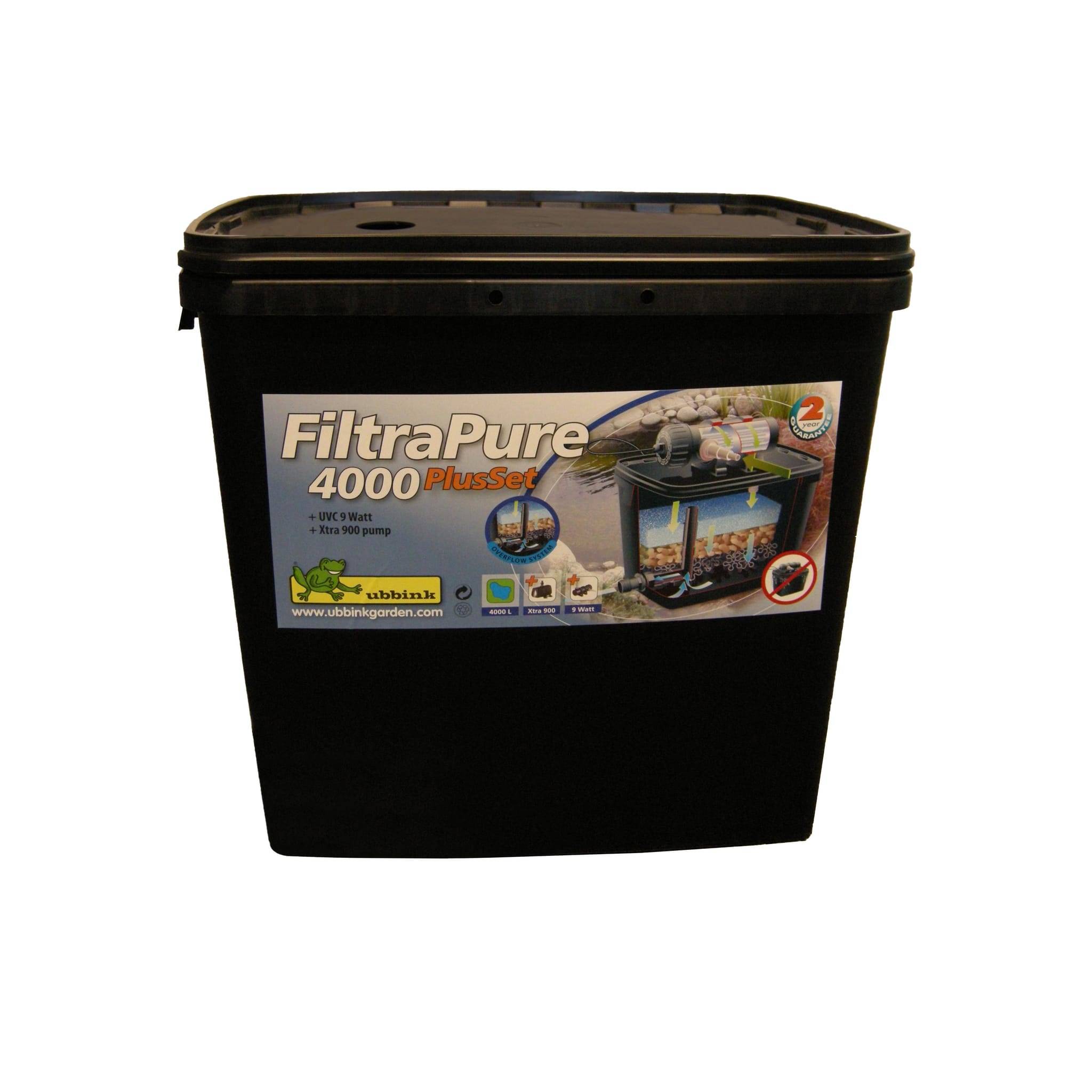 Ubbink - Filtro gravitacional plástico negro azul – UBBINK - Imagen 2