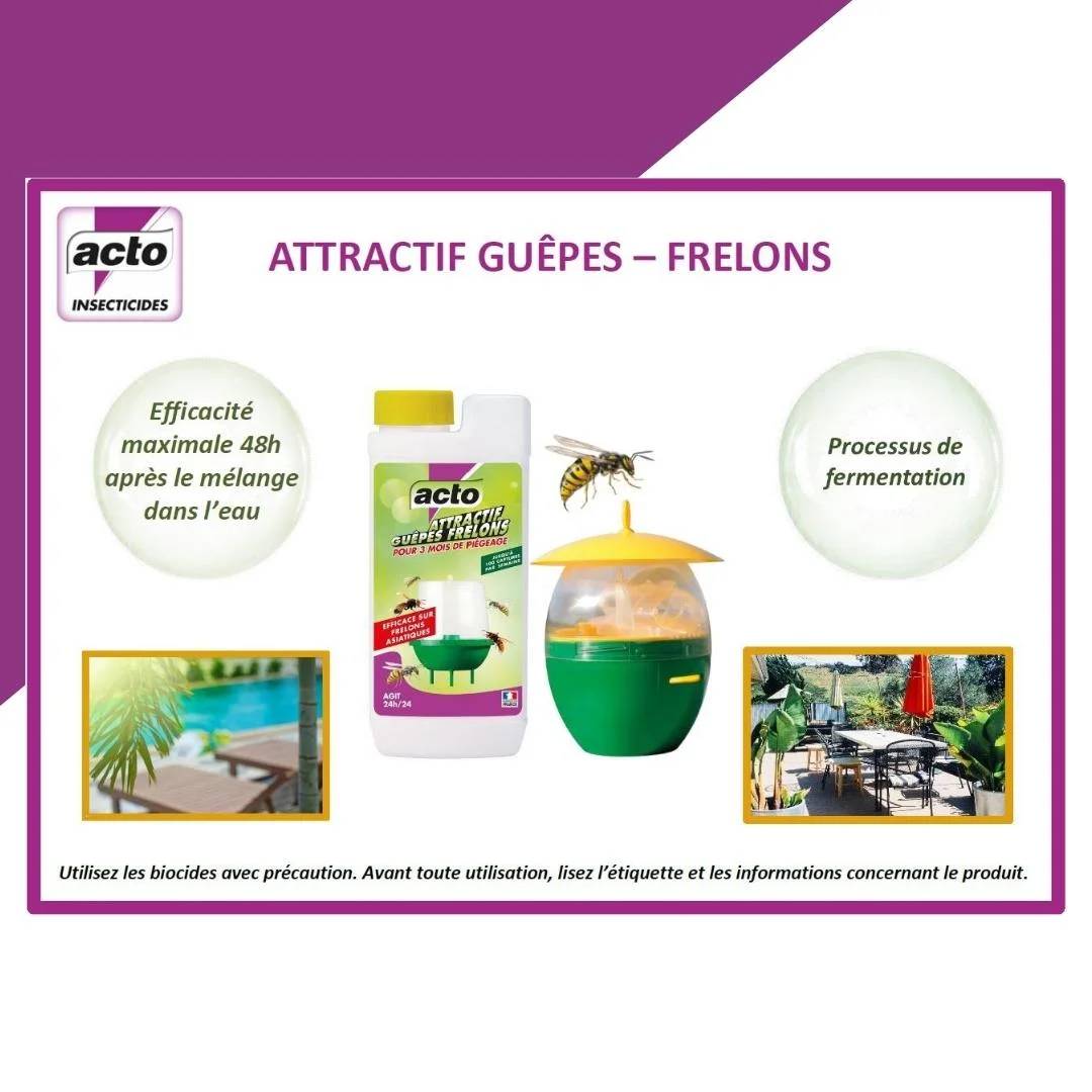 Acto - Attractif guêpes frelons – ACTO - Imagen 11