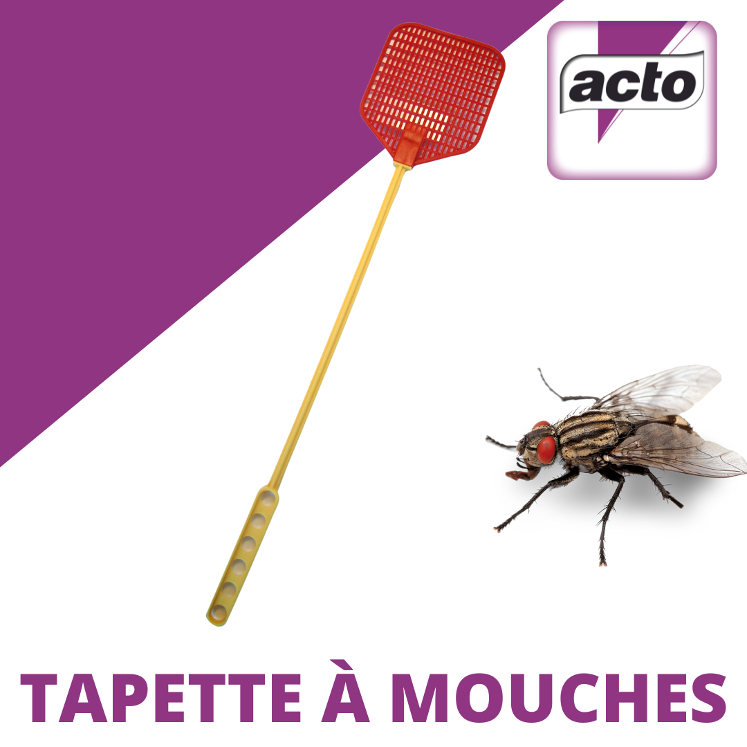 Tapette à mouches plastique bleu - ACTO