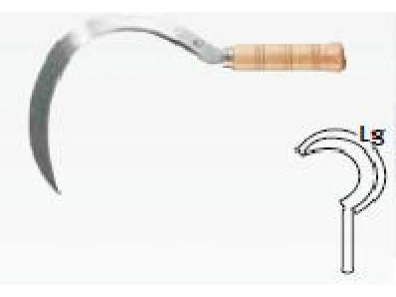 Faucille à dents 30 cm - LEBORGNE - Imagen 4