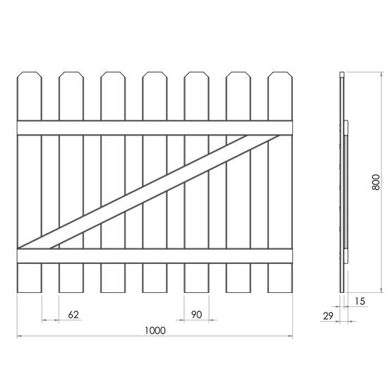 Cerland - Portillon MUSTANG Ep30 - 1000x800 mm - Image 2