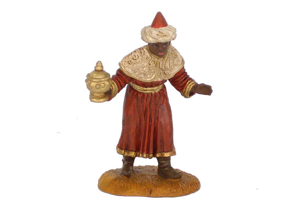 Oliver - Oliver - Figurine “Roi Mage Balthazar” adoration 10 cm - Imagen 2