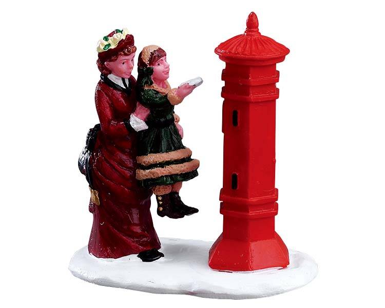 Lemax - Lemax - Figurine lettres pour Père Noël L.7,3 x l.4 x H.7,5 cm