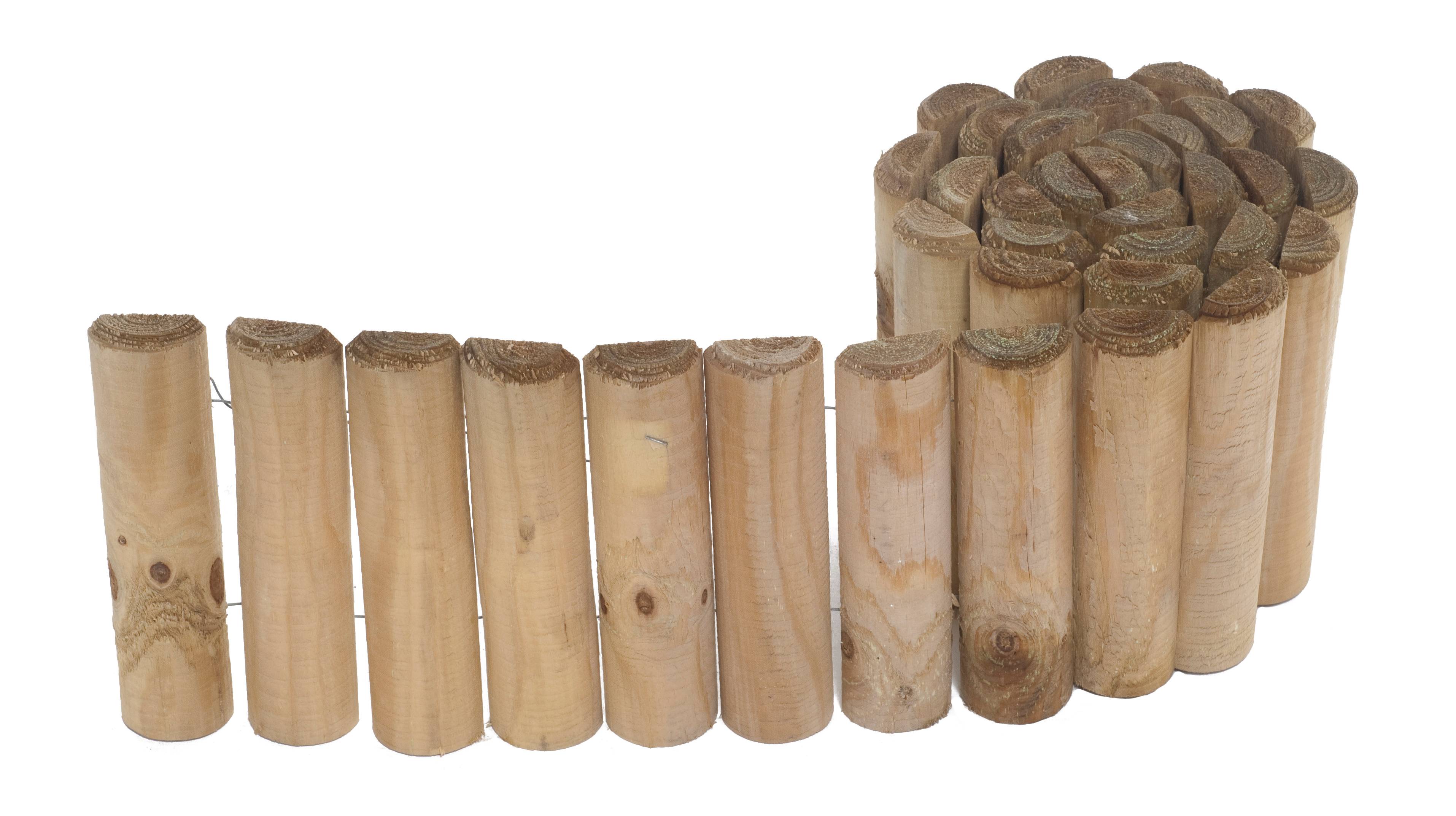 Cerland - Bordure Enroulée Bois Naturel - Cerland