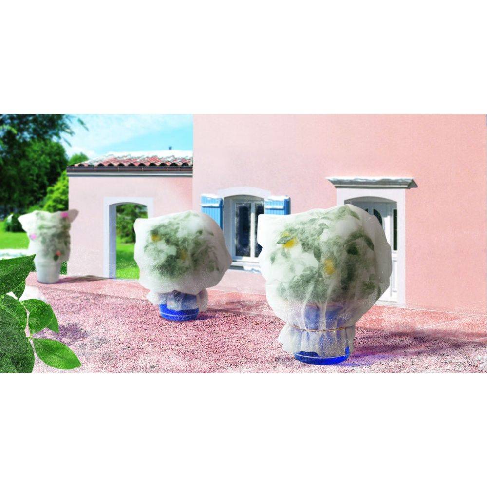 Nortène - Housses d'hivernage polypropylène blanc 30 g/m² Ø 1,25 x L. 2 x l. 1,80m Hiversac lot de 3 - Nortene