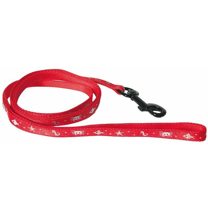 Martin Sellier - Laisse chat Océan nylon rouge - MARTIN SELLIER - Imagen 2