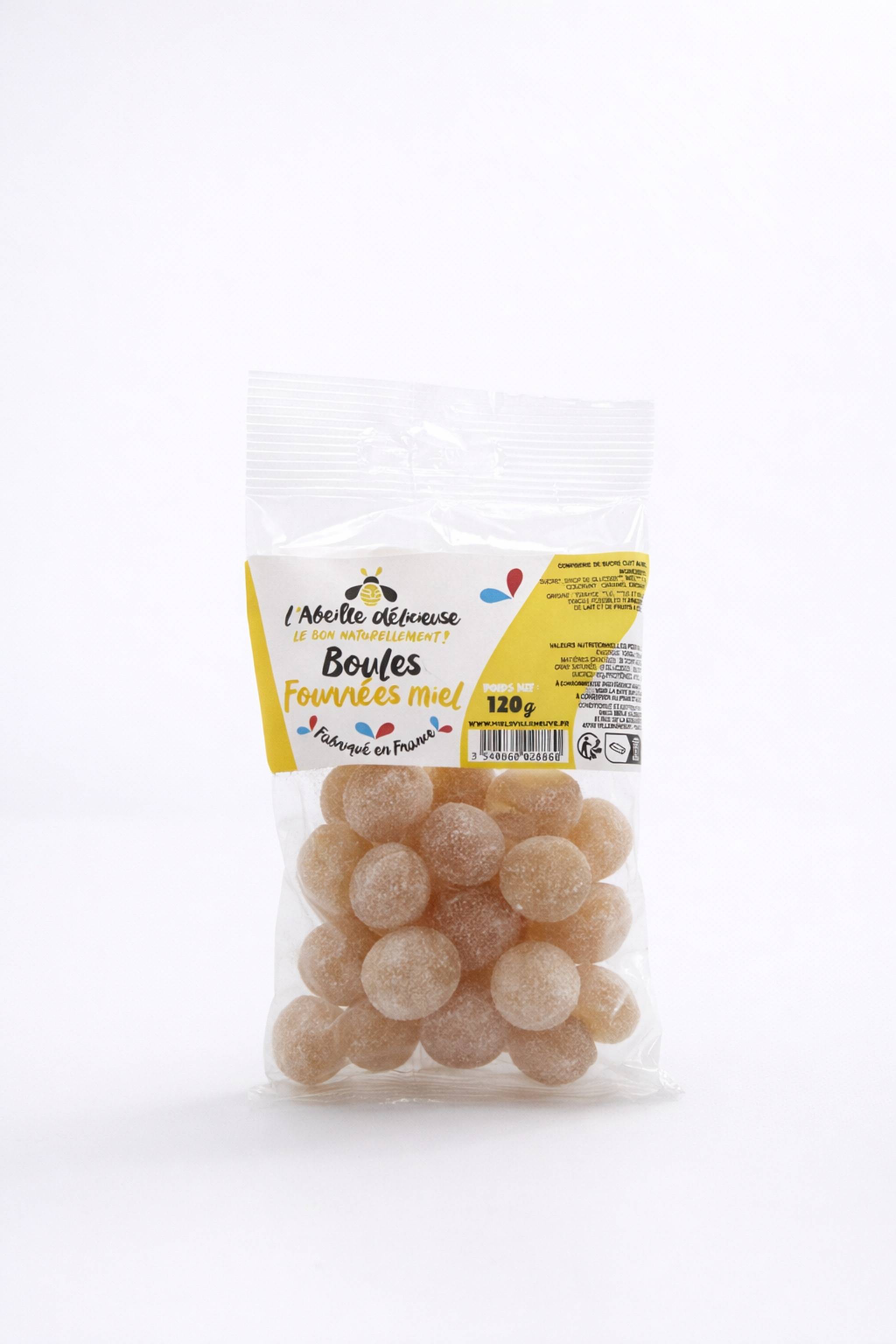 L'Abeille Délicieuse - Boules fourrées miel 120 g - L'Abeille Délicieuse