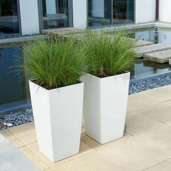 POT CUBICO COLOR BLANC D30CM - Image 6