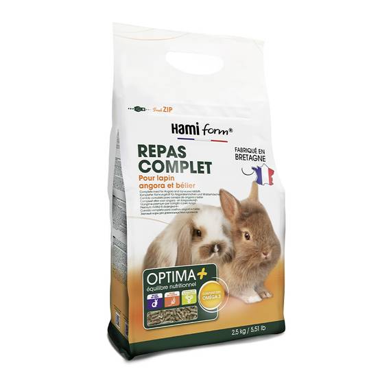 Hamiform - Premium optima lapin nain poils longs 2,5kg