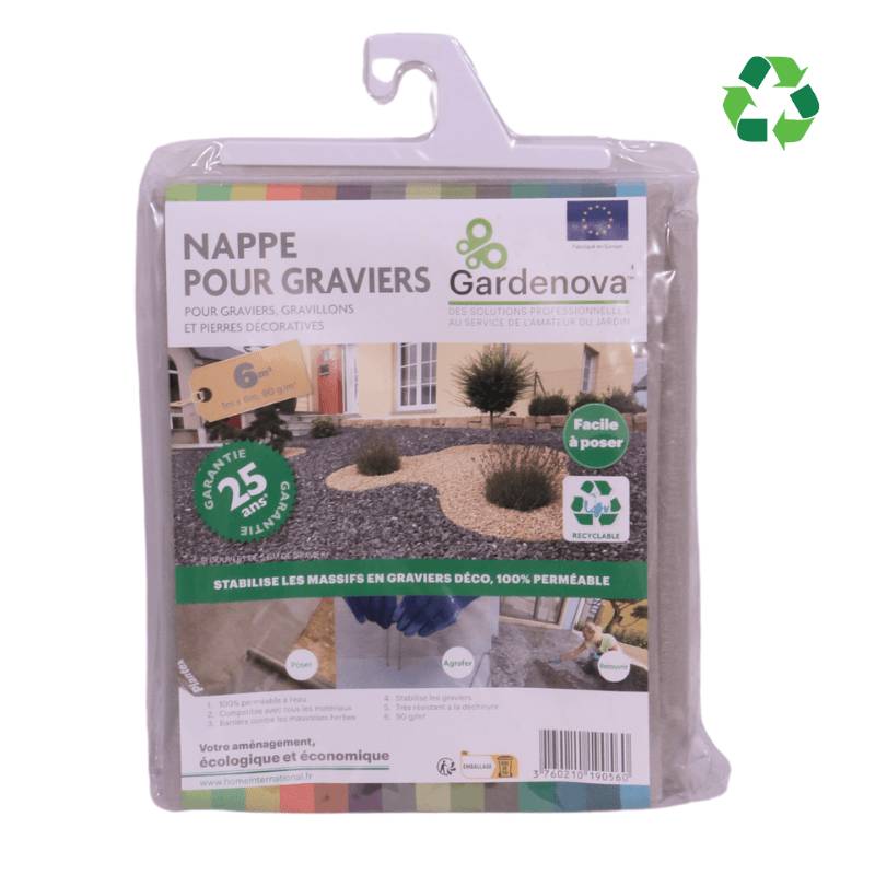 Gardenova - Nappe pour gravier 1x6 m - Imagen 1