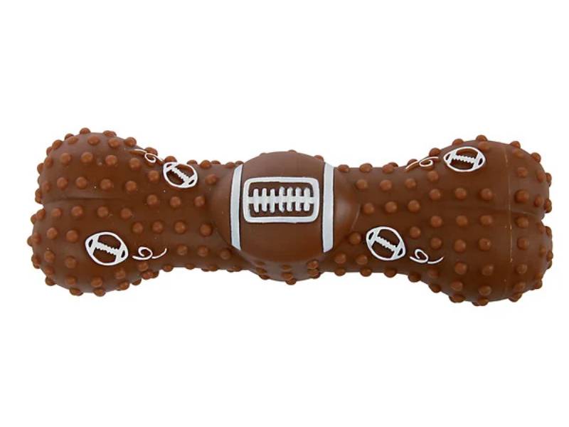 Zolux - Juguete hueso para perro vinilo versión fútbol americano 15 cm – ZOLUX
