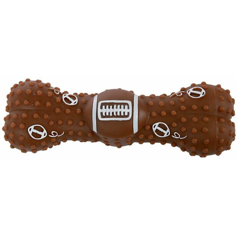 Zolux - Juguete hueso para perro vinilo versión fútbol americano 15 cm – ZOLUX - Imagen 3