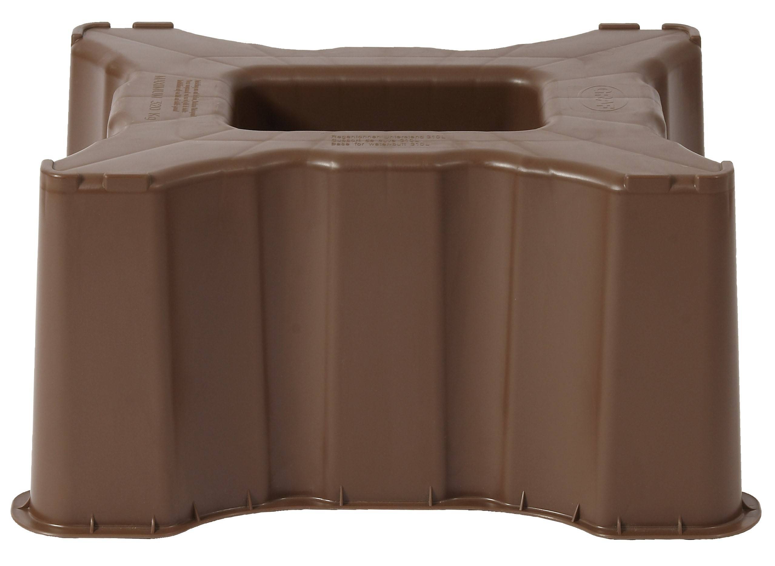 Garantia - Support pour récupérateur à eau de pluie 300L rectangulaire marron – GARANTIA - Imagen 1