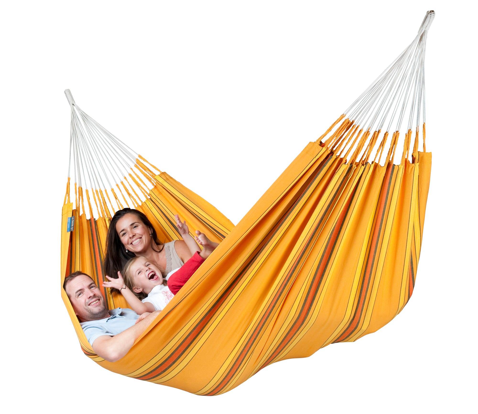 La Siesta - Hamac classique double en coton - Currambera Apricot - Imagen 3