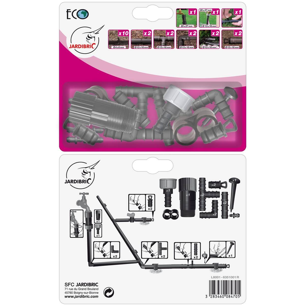 Jardibric - Kit de départ arrosage localisé raccords ø 16 – JARDIBRIC - Imagen 2