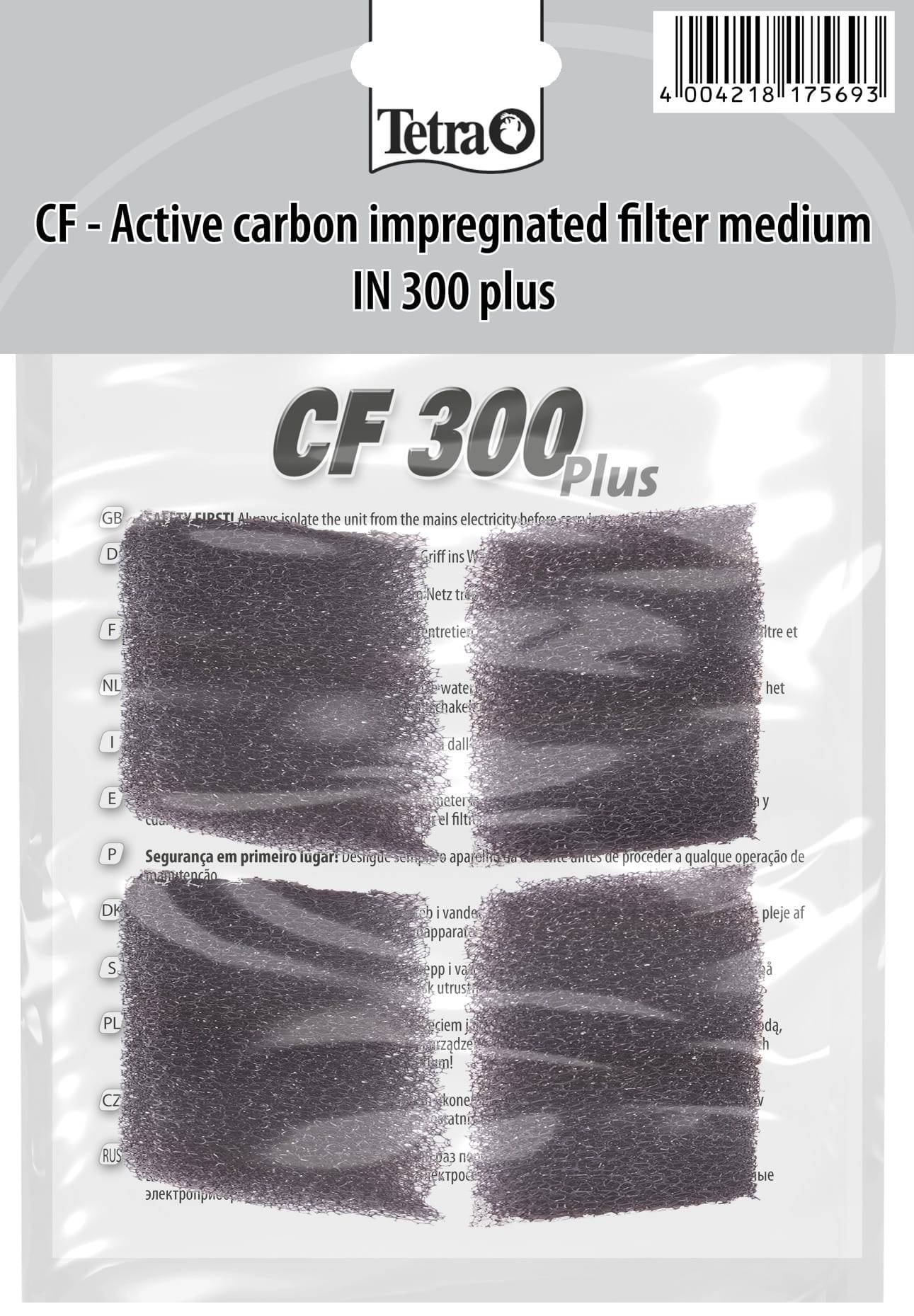 Tetra - Tetra Cf. Mousse Charbon Pour Filtre 300
