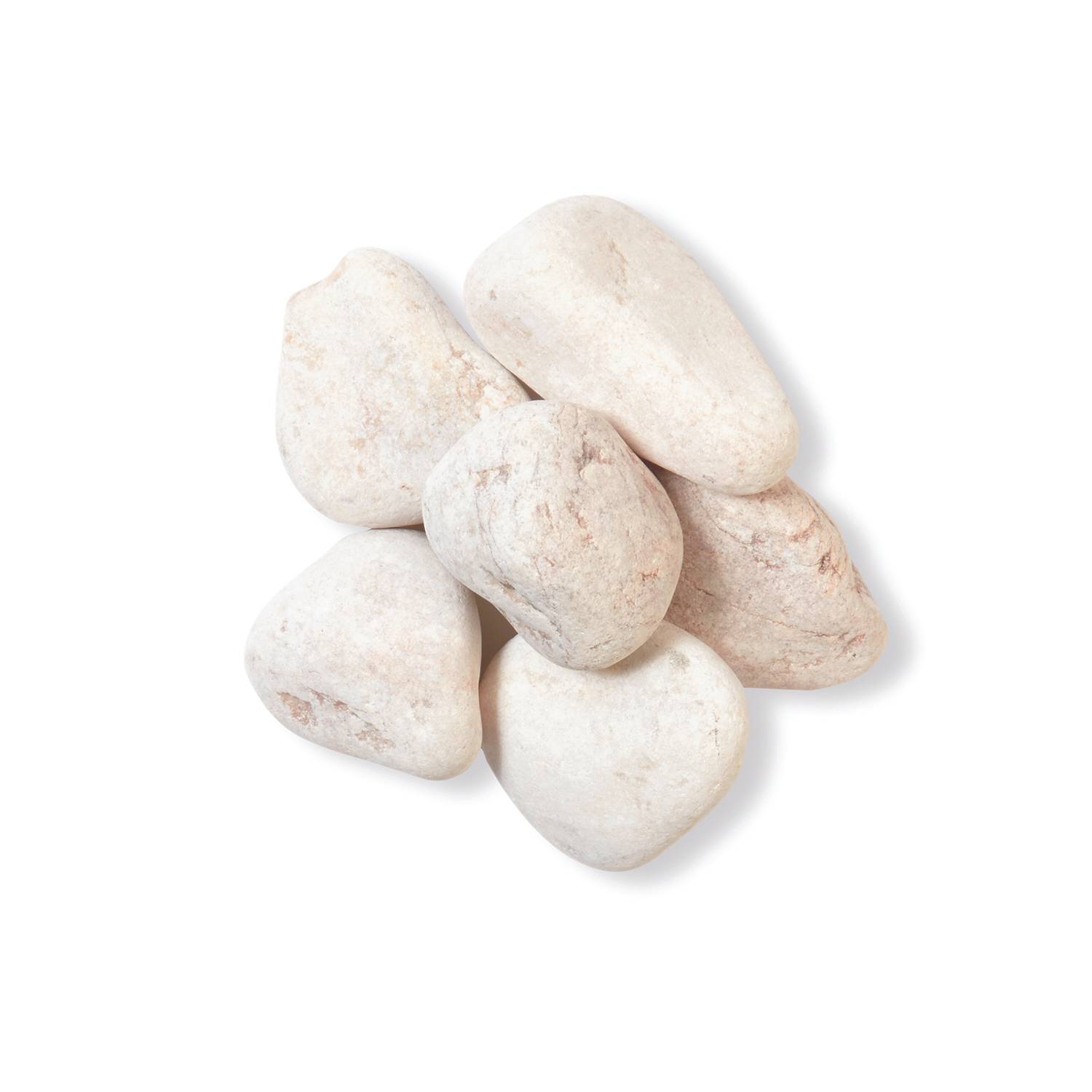 Minériale - Guijarro mármol Blanco-rosa 50/100 - bolsa 25 kg - Imagen 7