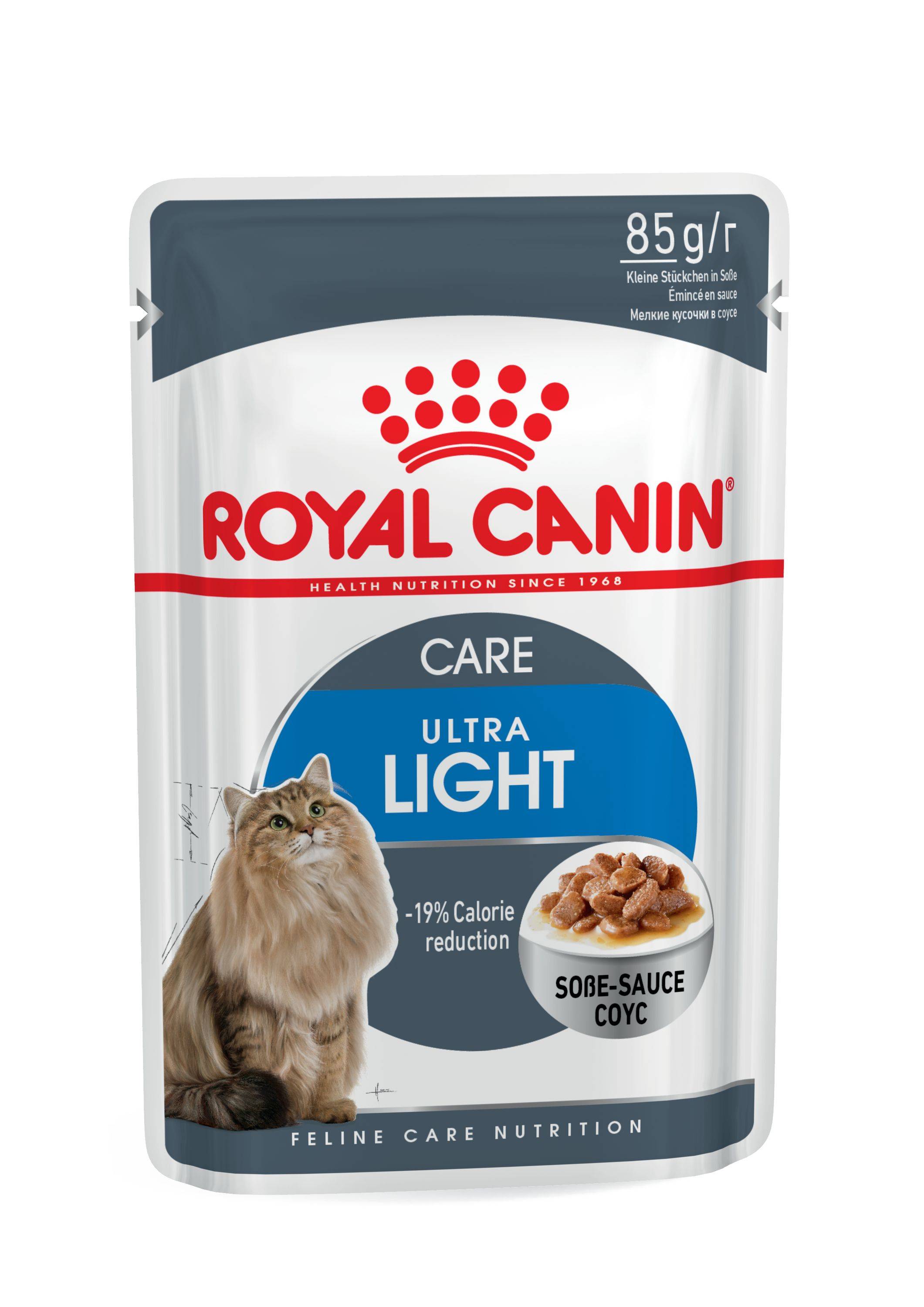 Royal Canin - Royal Canin - Sachet fraîcheur en sauce Ultra Light 85 g